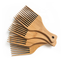 Load image into Gallery viewer, Natural Bamboo Comb
